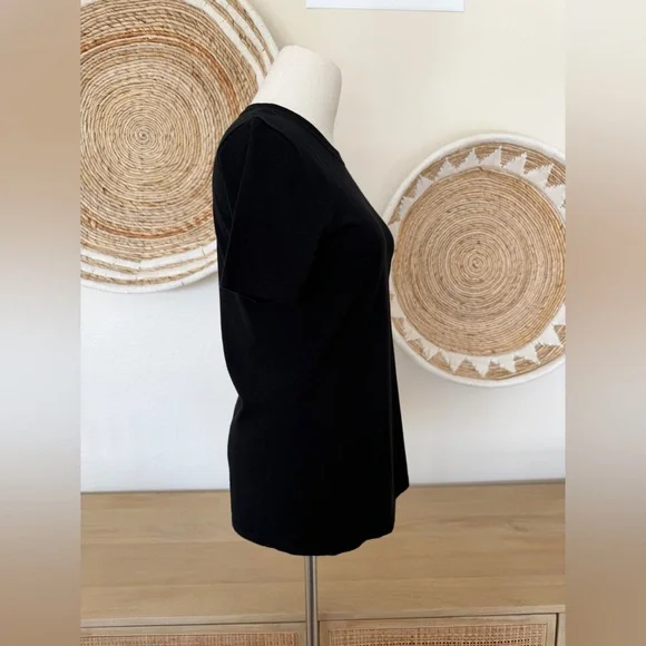 NWT Hatch Maternity The Softsculpt Knit Tee, Black, SIZE: 3 - Picture 11 of 15